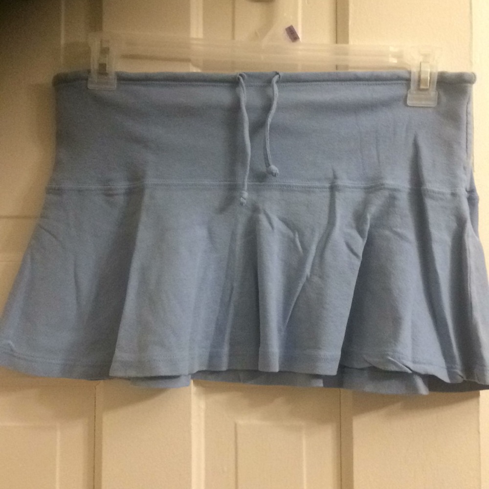 Big flirt light blue skirt w drawstring